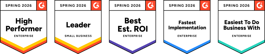 G2 Spring 2026 Alchemer Badges